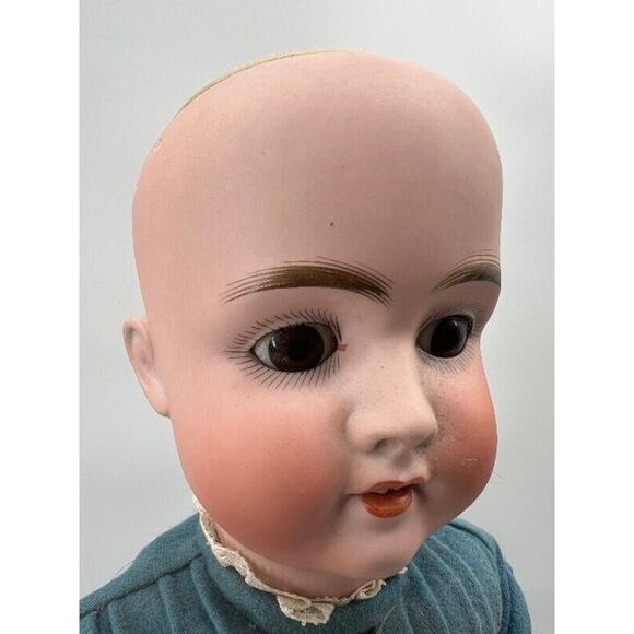 Antique 1906 Schoenau & Hoffmeister Bisque Doll 22” Open Mouth Compo Body - Picture 5 of 16
